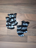 Animal print ankle socks