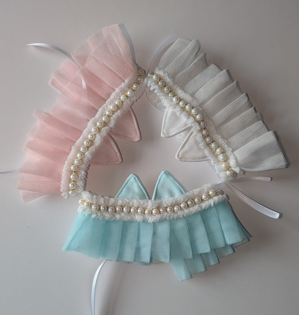 Princess Lace Top, Clear Straps