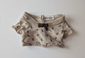 Bow Print Cropped Top