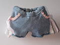 Bow Lace Jean Shorts