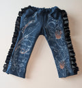 Black Lace Jeans